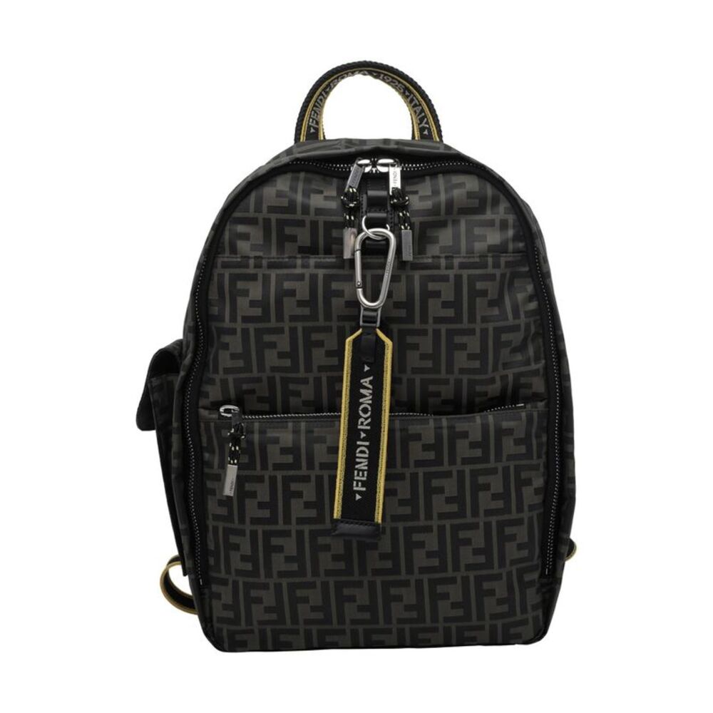 Fendi Men Fendi Climb Backpack In Ff Canvas